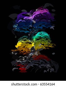 abstract form, design elements, fantastic background