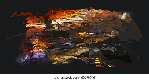 abstract form, design elements, fantastic background
