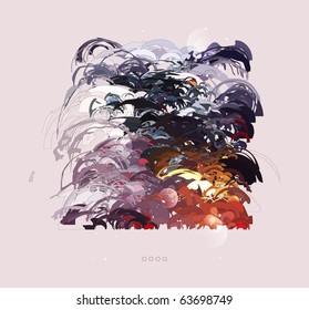 abstract form, design elements, fantastic background
