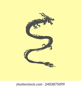 Abstract form of dragon mythology