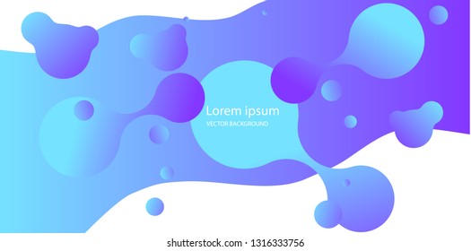 Abstract form of fluid. Liquid design. Liquid dynamic background for web sites, landing page or business presentation. Isolated gradient waves with geometric lines. Abstract geometric wallpaper