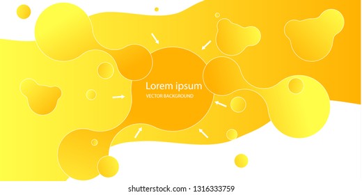Abstract form of fluid. Liquid design. Liquid dynamic background for web sites, landing page or business presentation. Isolated gradient waves with geometric lines. Abstract geometric wallpaper