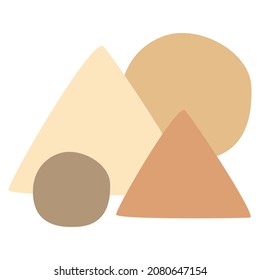 Abstract form.
Geometric shapes. Minimalism, modern. Minimal geometric shape.
bohemian, simple. Scandinavian Boho. Design, art.