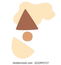 Abstract form.
Geometric shapes. Minimalism, modern. Minimal geometric shape.
bohemian, simple. Scandinavian Boho. Design, art.