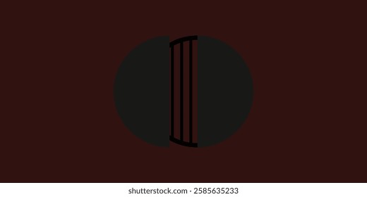 Abstract form. Geometric shapes. Minimalism, modern. Minimal geometric shape