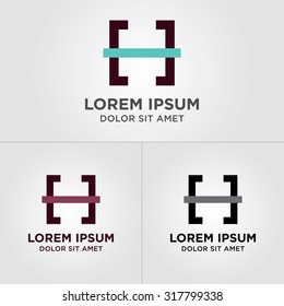 Abstract  form logo design template