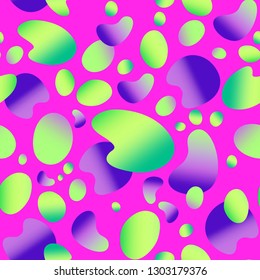 Abstract form. Pattern liquid design. Elements with gradient. Vector illustration