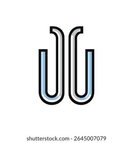 Formas abstratas parecem simples design gráfico isolado espaço em branco