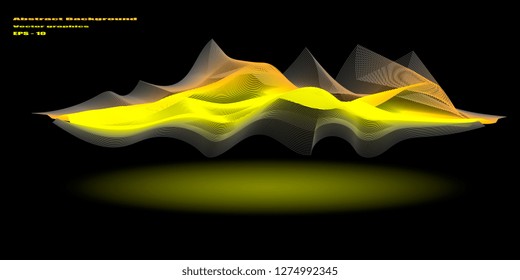 Abstract forms. Gradient Transitions. Vector graphics