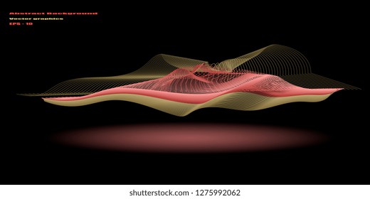 Abstract forms. Gradient Transitions. Vector graphics