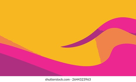 Abstract forms intertwine vibrant colors modern background graphic