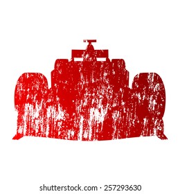 Abstract formula car