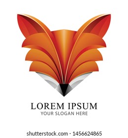 Abstract Fox Modern Logo Identity Brand Symbol and Commercial App Icon  