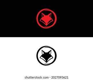 Resumen De La Plantilla De Vector De Diseño De Logotipo Fox Y Wolf.