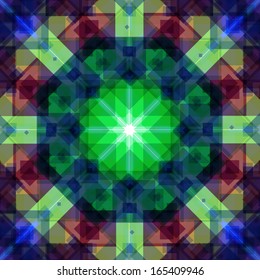 abstract fractal background with colorful stylish design