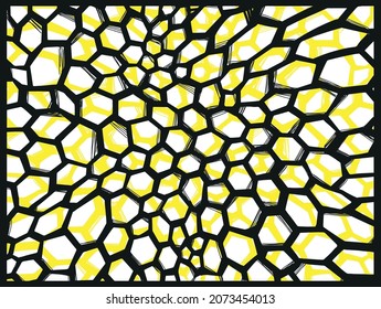Abstract fractal background with crossing lines. Vector pattern. 