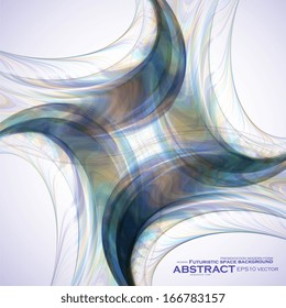 Abstract fractal background, futuristic vector illustration eps10