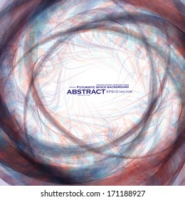 Abstract fractal background, futuristic vector illustration eps10