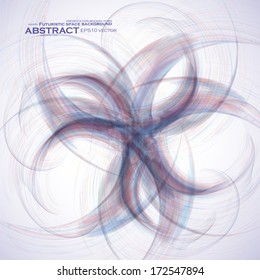 Abstract fractal background, futuristic vector illustration eps10