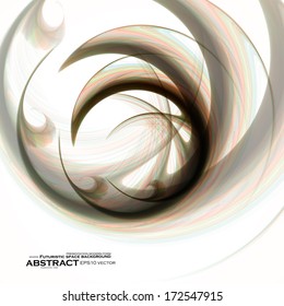 Abstract fractal background, futuristic vector illustration eps10