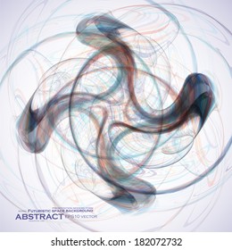 Abstract fractal background, futuristic vector illustration eps10