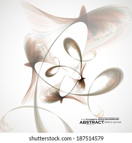 Abstract fractal background, futuristic vector illustration eps10