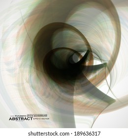 Abstract fractal background, futuristic vector illustration eps10
