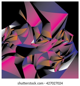 Abstract fractal background pattern illustration