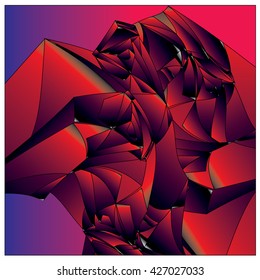 Abstract fractal background pattern illustration