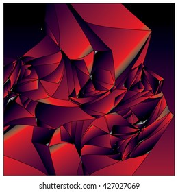 Abstract fractal background pattern illustration