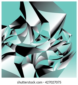 Abstract fractal background pattern illustration