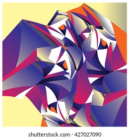 Abstract fractal background pattern illustration