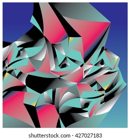 Abstract fractal background pattern illustration