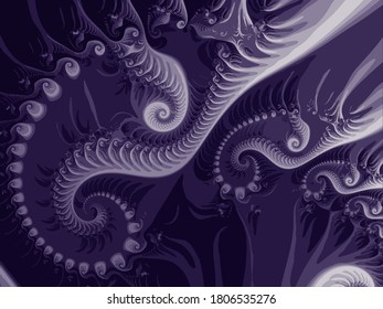 Abstract Fractal background. Abstract spirals. Beautiful background for greetings card, flyers, invitation, posters, brochure, banners, calendar. Vector stock design. Eps 10.