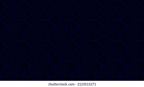 patrón fractal abstracto en fondo vectorial azul.