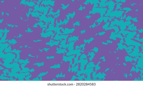 Abstract fractal pattern in purple and cyan