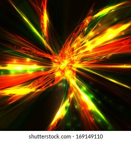 Abstract fractal, swirl vector background, futuristic wave illustration eps10