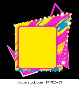 abstract frame for any text