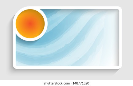 abstract frame for any text