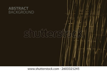 abstract frame background natural concept design brown branch