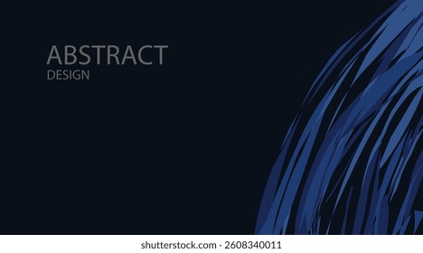 abstract frame background template blue elegant design vector