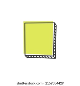Abstract frame border in doodle style isolated outline icon. Vector notebook paper planner note, element of planning. Doodle style tag, memo note or abstract frame, empty banner with spare place