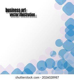 Abstract frame for business promotion on the internet. Vector illustration.