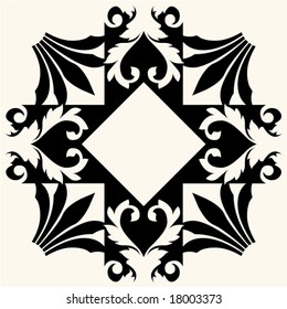 abstract frame decoration