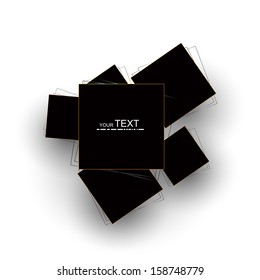 Abstract frame design, easy all editable