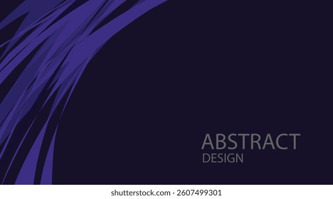 abstract frame design midnight blue color background