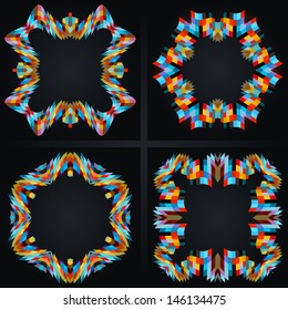 Abstract Frame  Design Vector Template
