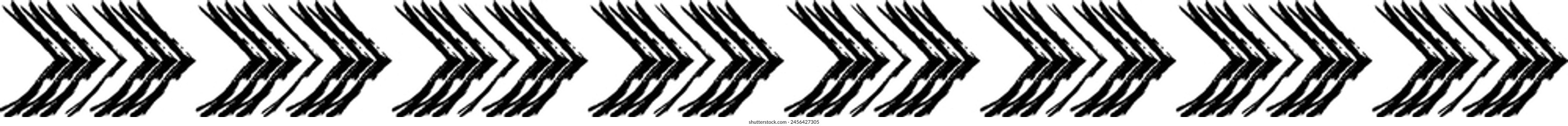 Abstract frame divider border horizontal line vector shape icon for decorative vintage doodle element for design in vector illustration