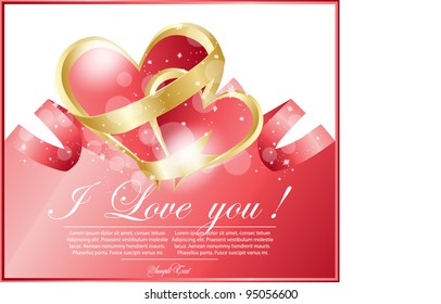 abstract frame with heart