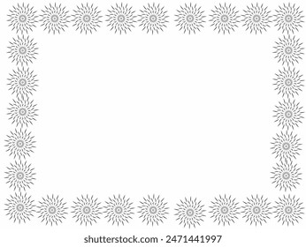 abstract frame illustration on a white background